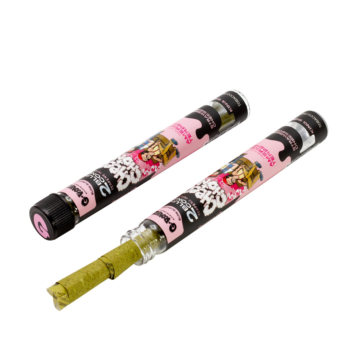 G-Rollz | 2x Cheech&Chong Blunt Cones 'Strawberry Cheescake'