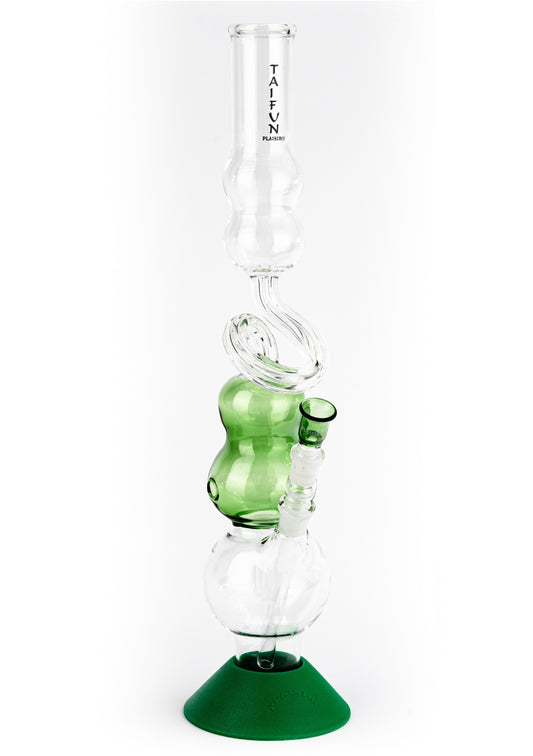 PLAISIR® Bong - Green Taifun