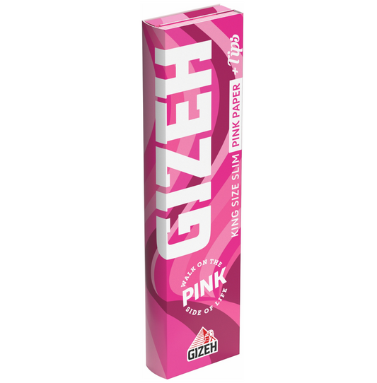 Gizeh PINK King Size Slim + Tips