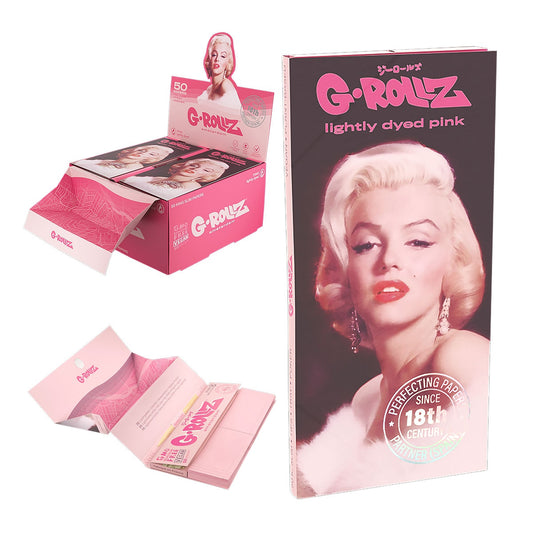 G-Rollz | 'Fabulous Face' -> King Size Slim Papers + Tips & Tray