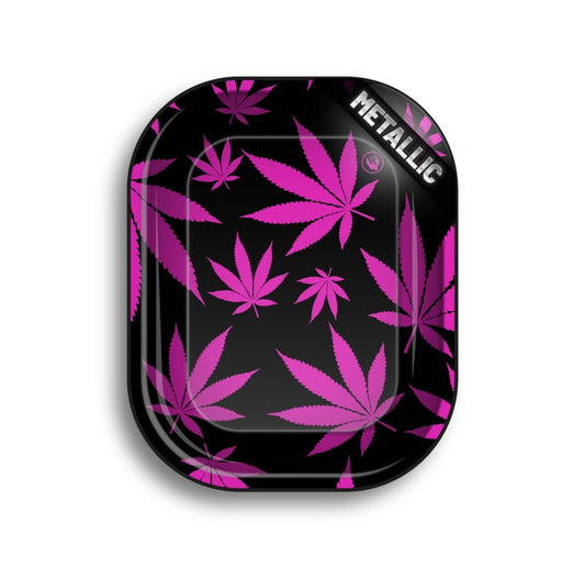 Rolling Tray, Pink Leaves (140mm x 180mm)